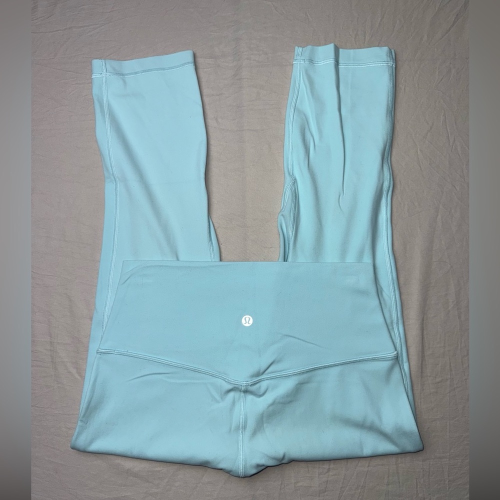 Lululemon Align Super-High-Rise Crop 21" icing blue size 8
